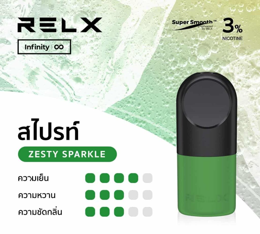 RELX Infinity Lime Sparkle